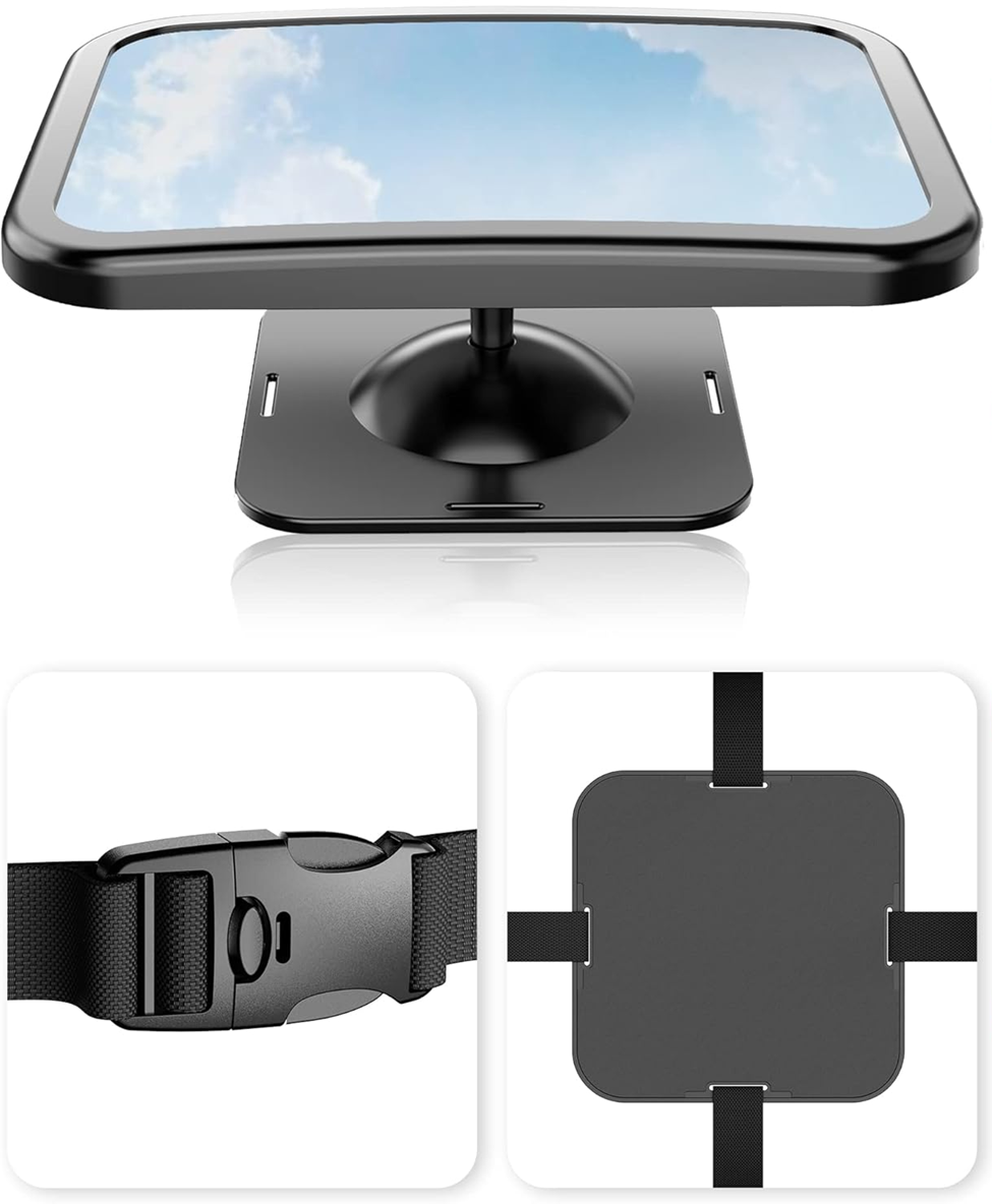 AKAPOLA miroir de voiture pour surveillance de bébé 360°