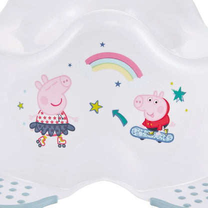 KEEEPER Świnka Peppa nocnik 18 m+ biały nocnik dla dzieci z antypoślizgowymi nóżkami i grafiką Peppy