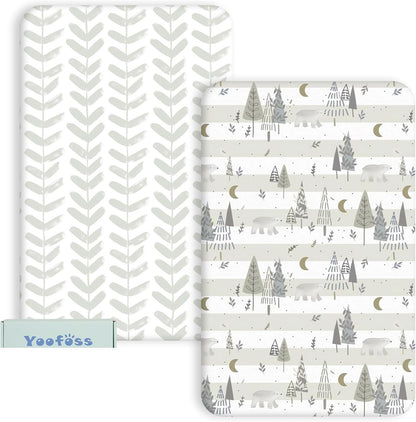 YOOFOSS drap-housse avec élastiques x2 51x85cm