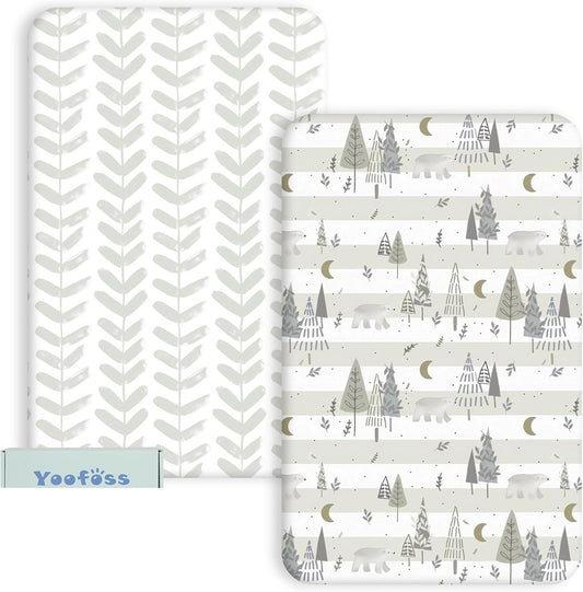 YOOFOSS drap-housse avec élastiques x2 51x85cm