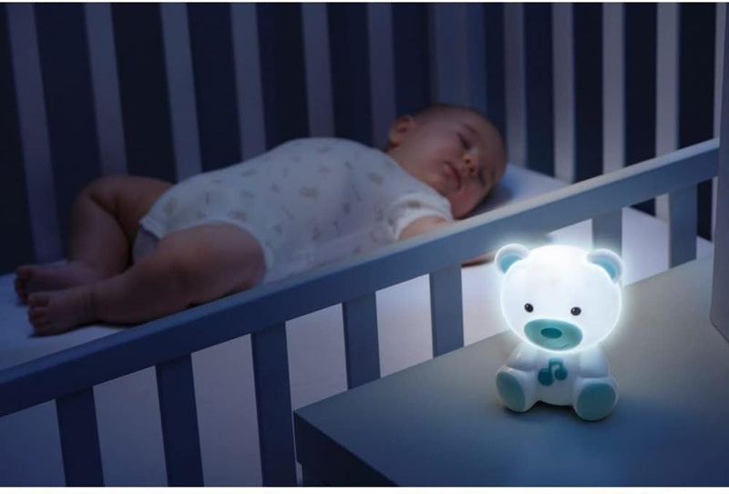 CHICCO DreamLight przenośna lampka nocna LED z melodiami 11 x 14 cm