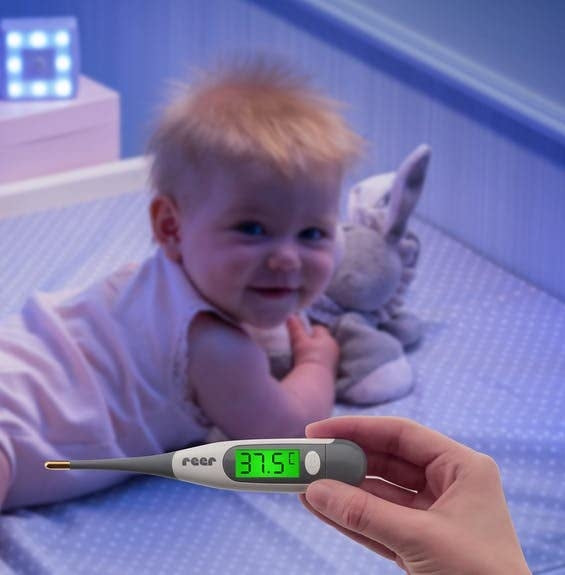REER ExpressTemp Pro termómetro eletrónico LCD com ponta dourada