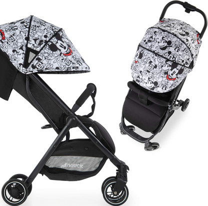 HAUCK x Disney daszek przeciwsłoneczny do Swift X UV50+ z motywem Mickey Mouse, ochrona UPF 50+