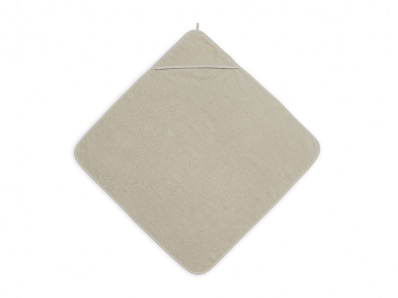 JOLLEIN RĘCZNIK Z KAPTUREM 75x75 cm miękki ręcznik kąpielowy z kapturem dla dziecka, beżowy