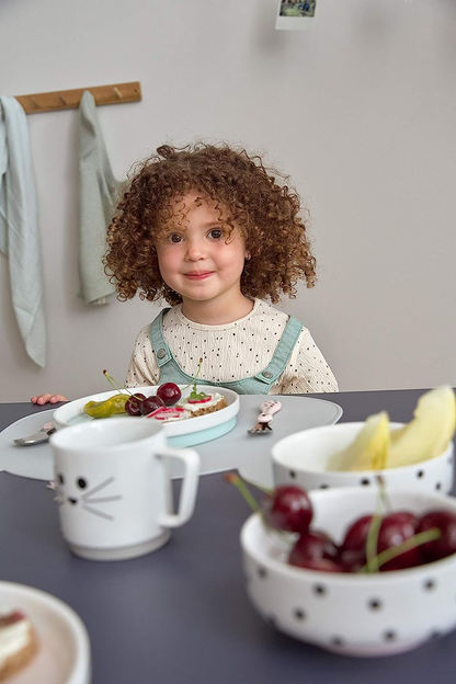 LASSIG Little Chums zestaw naczyń porcelanowych - talerz kubek