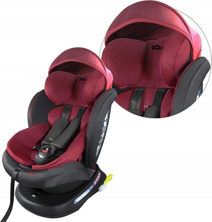 XOMAX S64 fotelik samochodowy obrót 360 gr 0/1/2/3 ISOFIX