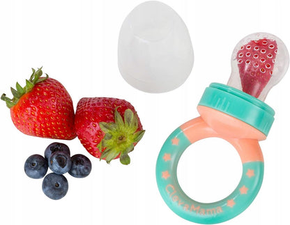 CLEVAMAMA Clevafeed anneau de dentition distributeur de fruits pour bébés 6 m+ 1 tétine