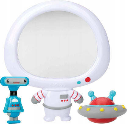NUBY lusterko z przyssawką + 2 zabawki do kąpieli