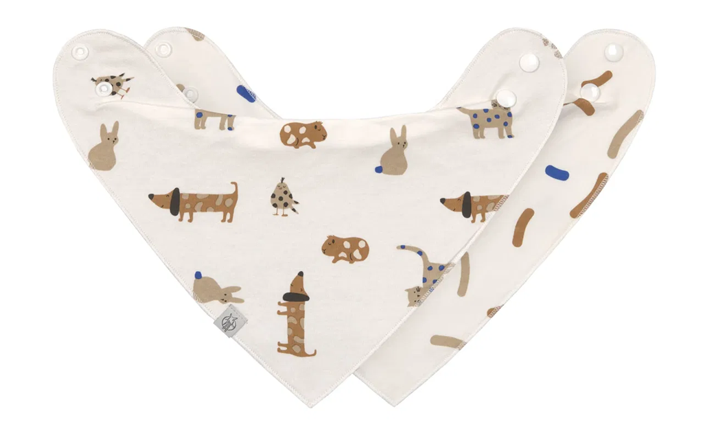 LASSIG bandana bavoir x2 0-24mois
