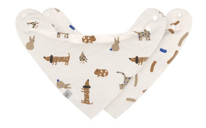 LASSIG bandana bavoir x2 0-24mois