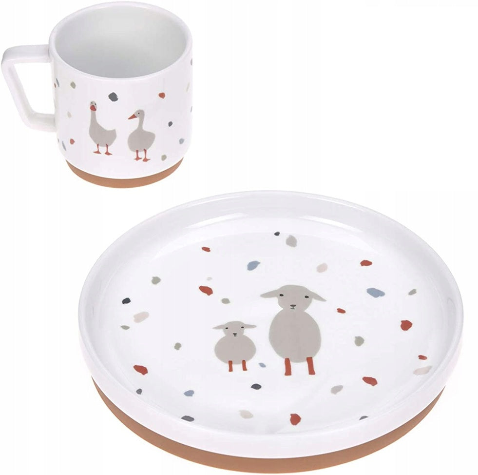 LASSIG Tiny Farmer set de vaisselle en porcelaine