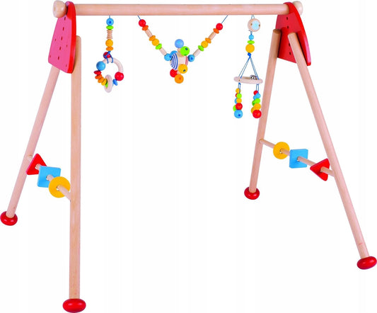 HEIMESS Baby Gym drewniany sensoryczny mini trapez