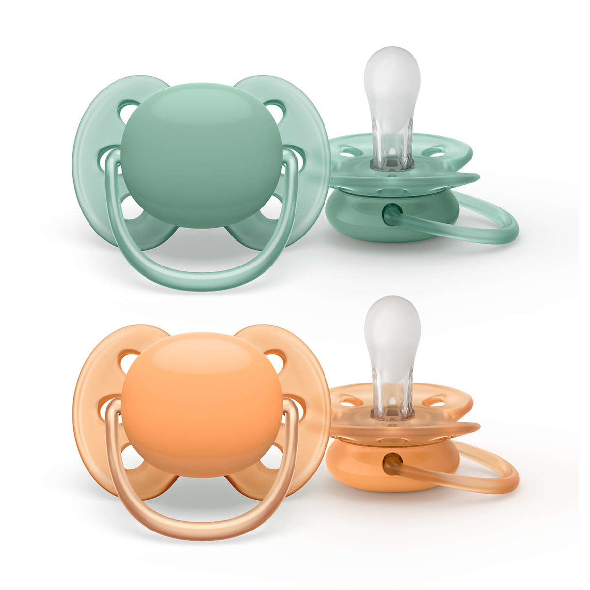 PHILIPS AVENT Ultra Soft smoczki x 2 0-6msc