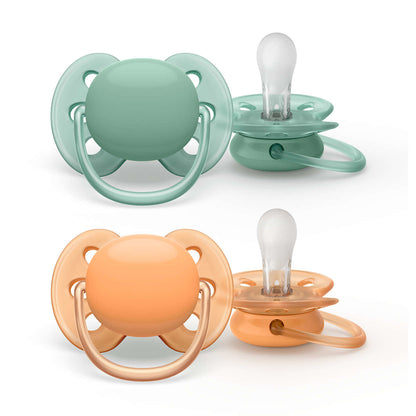 PHILIPS AVENT Ultra Soft smoczki x 2 0-6msc