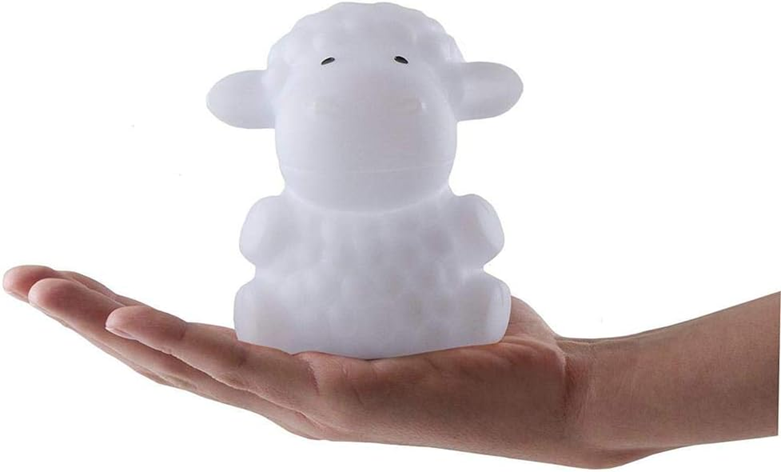 MINILAND Night Sheep nočná LED lampička, 5 farieb, 12,5 cm