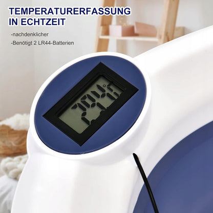 GLENMORE baignoire pliante avec vidange et thermomètre