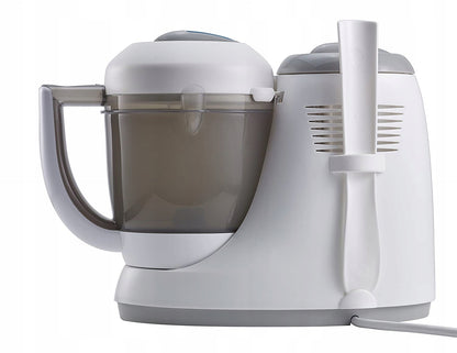 BEABA Babycook Original 4w1 ROBOT WIELOFUNKCYJNY biało-szary parowar, mikser i podgrzewacz do posiłków dla niemowląt