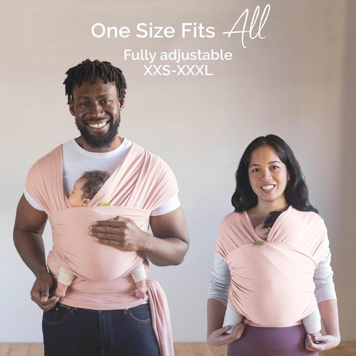 BOBA WRAP écharpe porte-bébé élastique pour porter bébé jusqu’à 15 kg