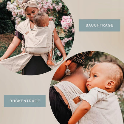 HOPPEDIZ hop-tye buckle ergonomische Babytrage 0–30 Monate – Produktfoto 3