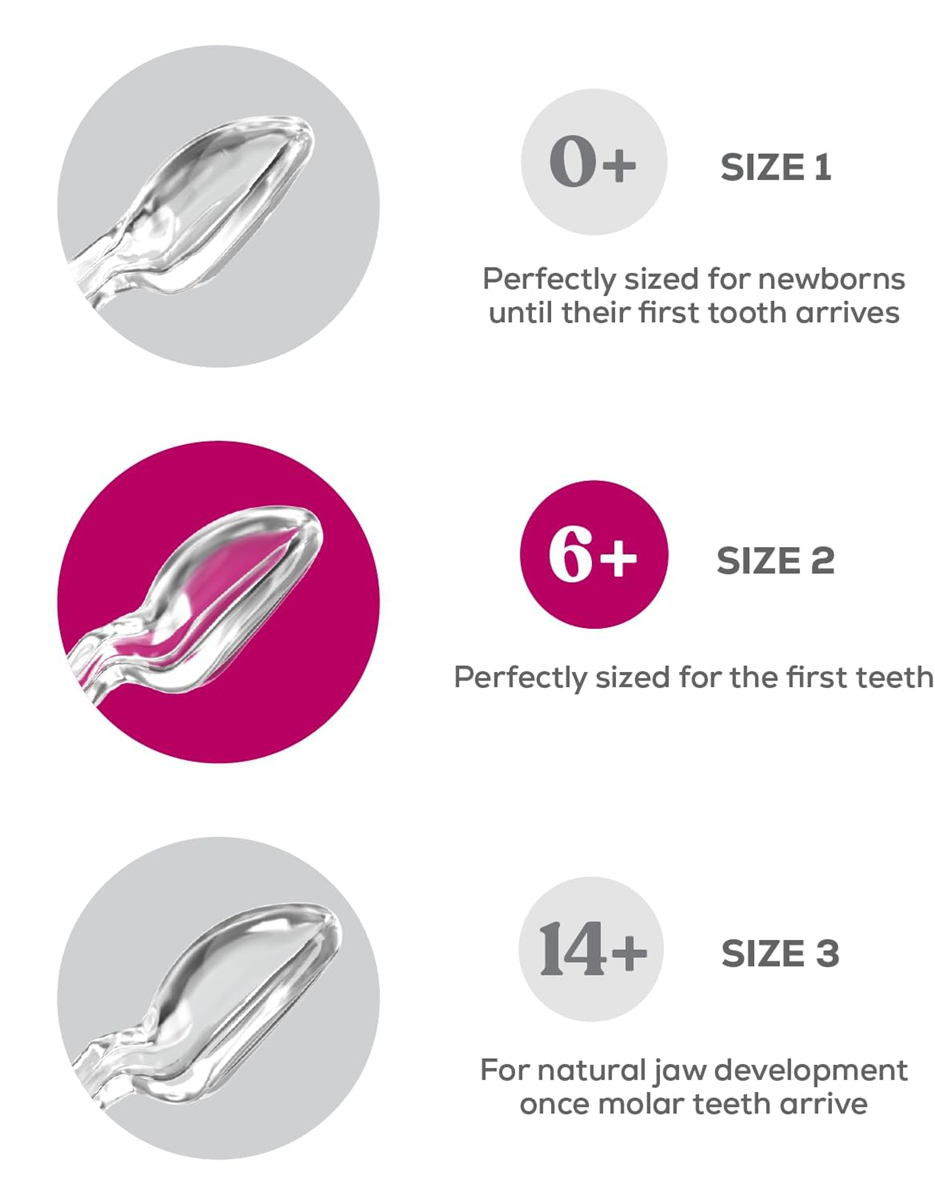 DENTISTAR uklidňující silikonový dudlík 2x 6-14 měsíců