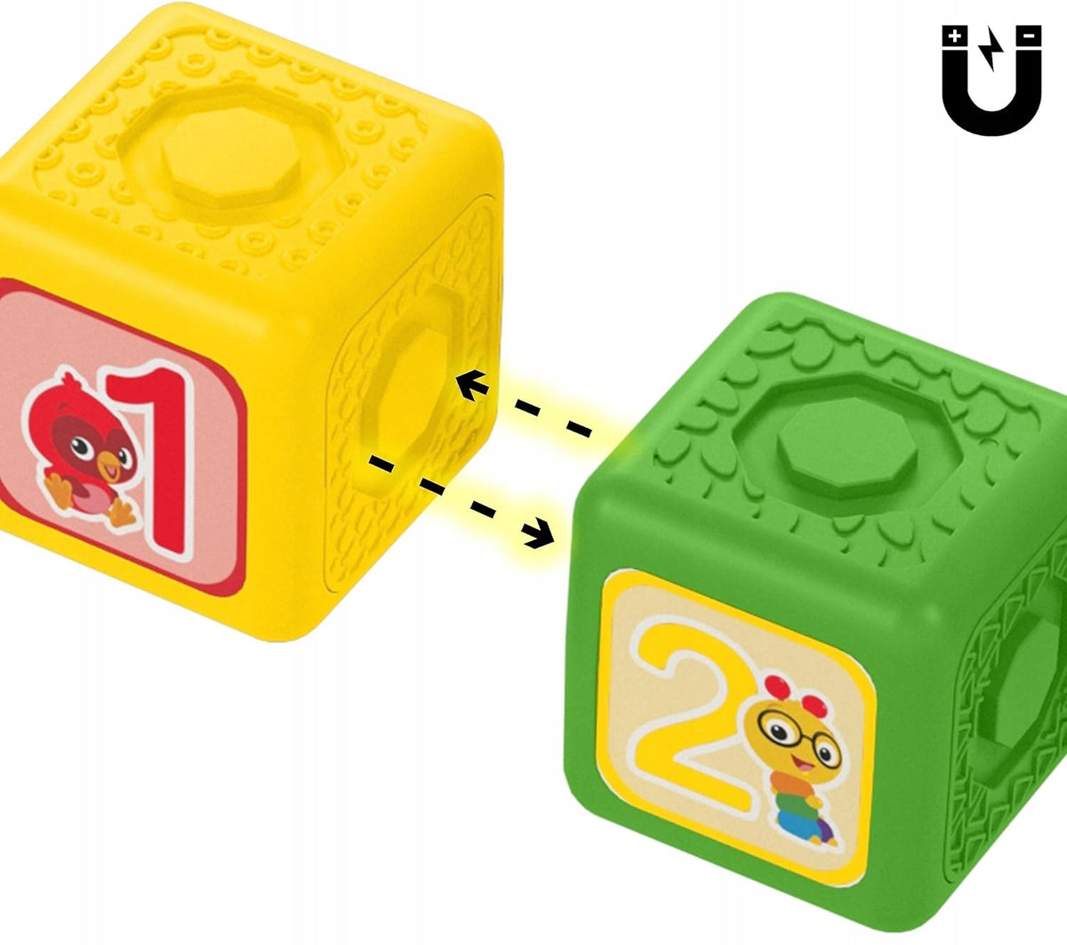 BABY EINSTEIN Connectables Click & Create magnetische blokken 20 stuks