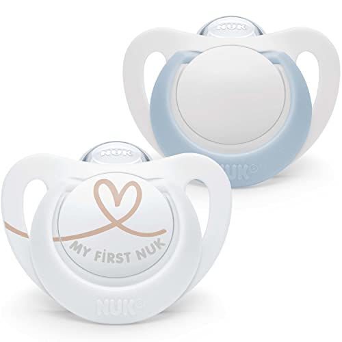NUK Star smoczki uspokajające 2 szt. 0-2 mies. niebieskie – niebieski – zdjęcie 1