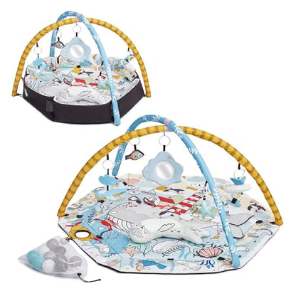 Alfombra de actividades con arco Kinderkraft Smartplay Sea