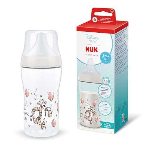NUK Perfect Match butelka antykolkowa 260 ml 3m+ Disney Tygrysek – zdjęcie produktu 3