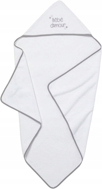 BABYCALIN asciugamano accappatoio con cappuccio 100x100 cm