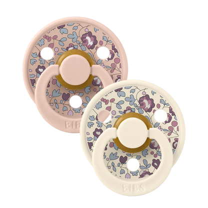 BIBS Eloise Blush Mix tétines rondes x2 6 18m