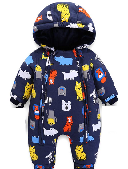 JIAMY combinaison d'hiver avec capuche 18-24 mois