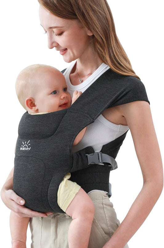 MOMTORY nosidełko ergonomiczne 3 - 12kg, wygodne noszenie dziecka i wsparcie dla rodzica