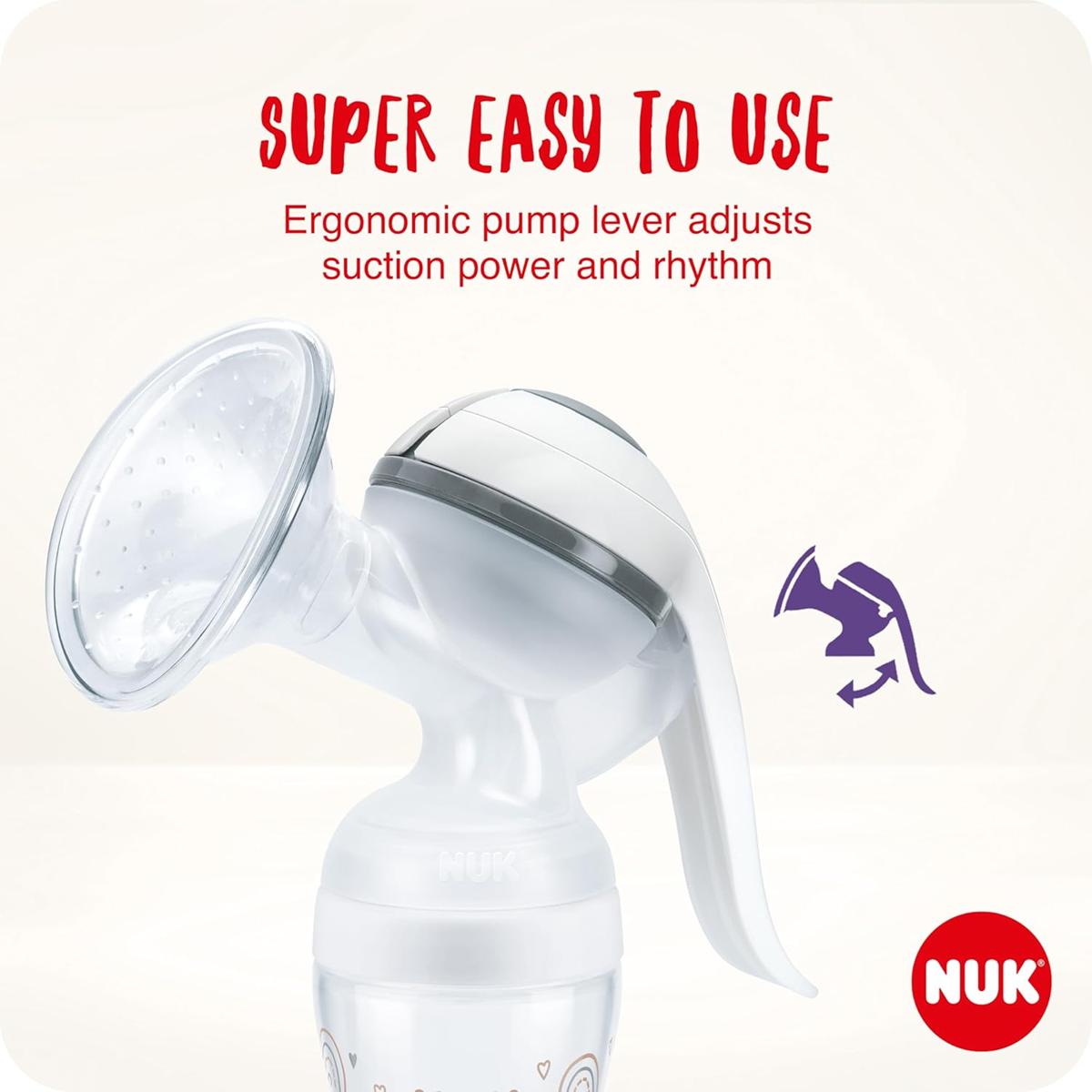 NUK tire-lait manuel + biberons Perfect Match 150ml set