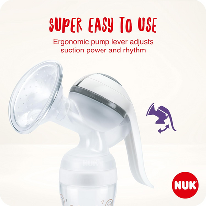 NUK tire-lait manuel + biberons Perfect Match 150ml set