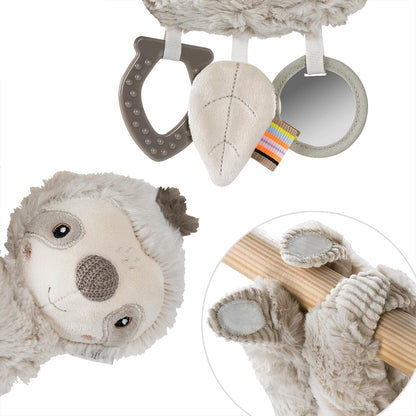 FEHN Activity pluszowy LENIWIEC zawieszka do wózka i fotelika 22 cm – zdjęcie produktu 2