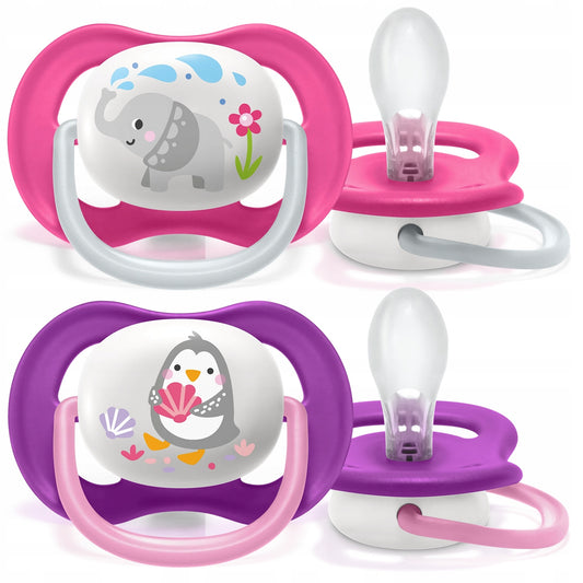 PHILIPS AVENT Ultra Air Animals smoczki x 2 6-18msc