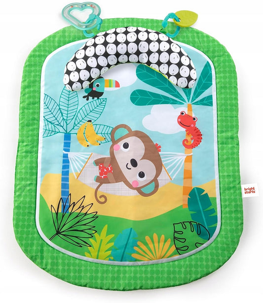 BRIGHT STARTS Easy Breezy tapis d'éveil + coussin et 2 jouets 54 x 67 cm