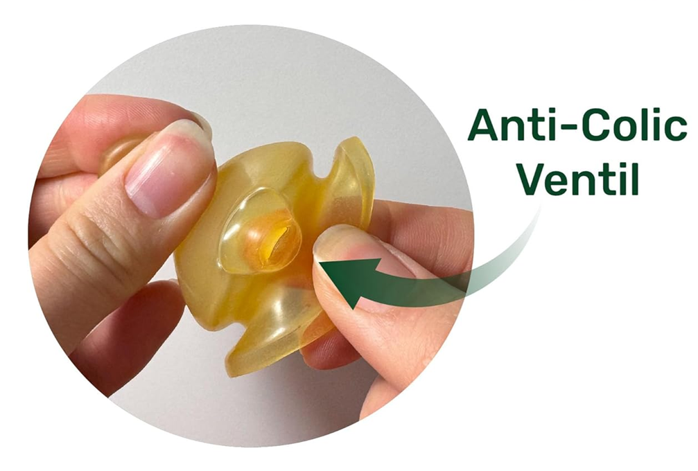 NIP Cherry Green μπιμπερό με θηλή από λάτεξ, μέγεθος S, 150 ml – φωτογραφία προϊόντος 2