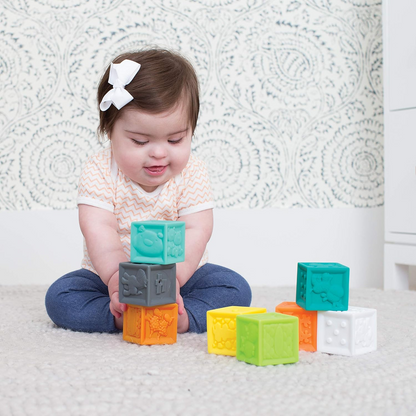 INFANTINO Senso Balls, Blocks & Buddies silikonowe zabawki 20 elementów