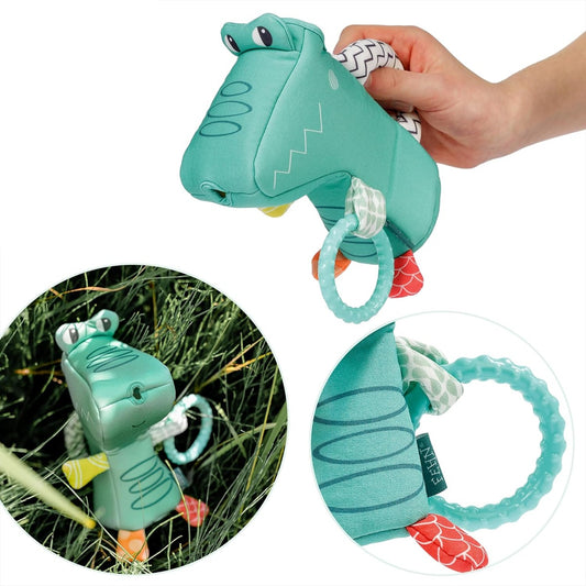 FEHN Plansch & Play crocodile arrosoir jouet de bain 10 x 16 cm