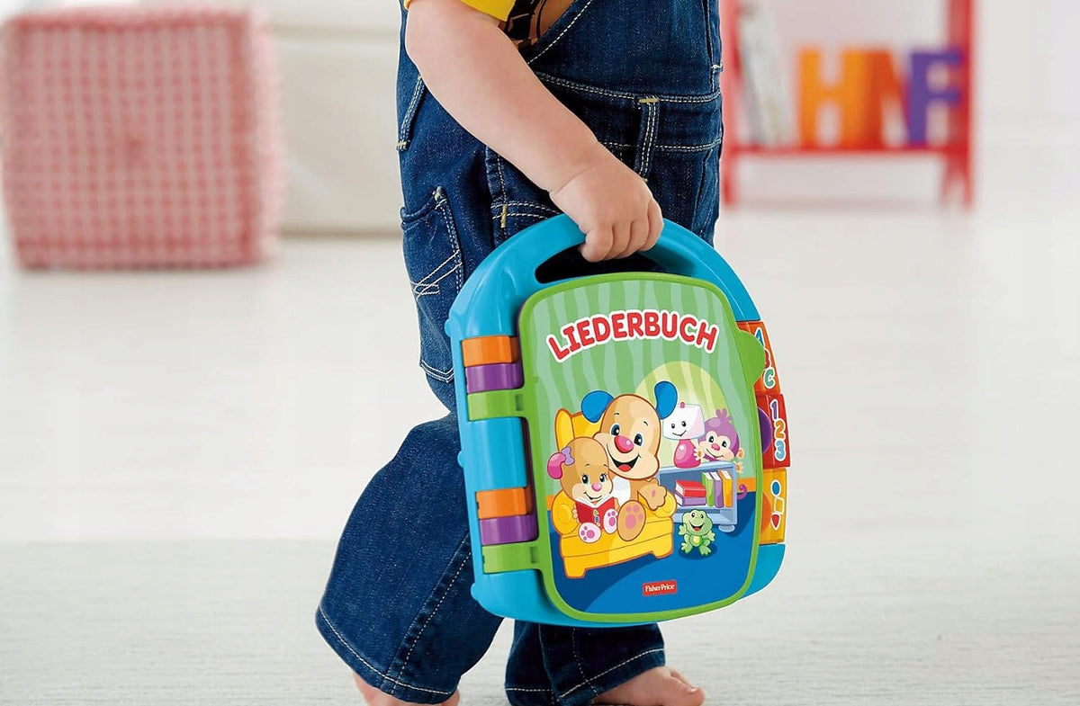 FISHER-PRICE CDH40 elektroniczna książeczka edukacyjna JĘZYK NIEMIECKI