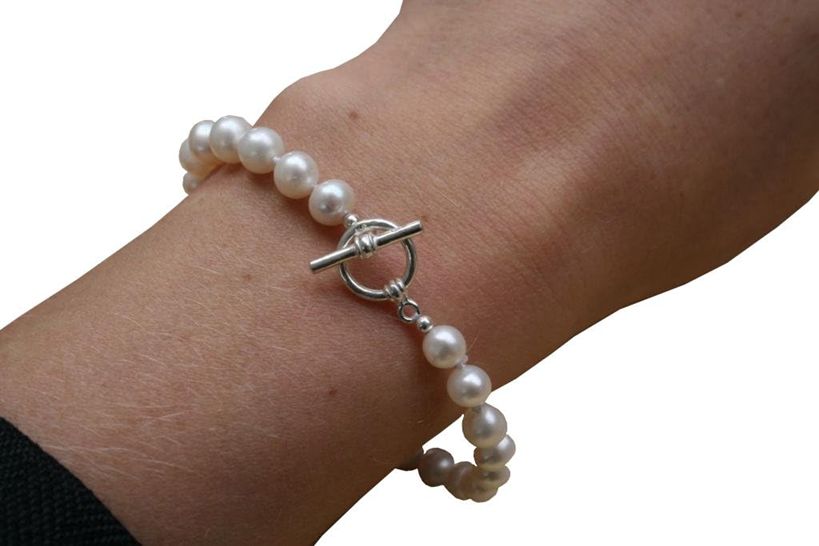 ROBA collier et bracelet en perles de culture d'eau douce