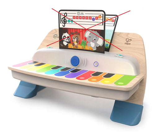 HAPE BABY EINSTEIN drewniane pianinko dotykowe bez kart muzycznych