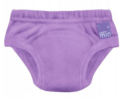 BAMBINO MIO majtki treningowe 2-3 lata, fioletowe majtki treningowe dla dziecka, wygodne i chłonne