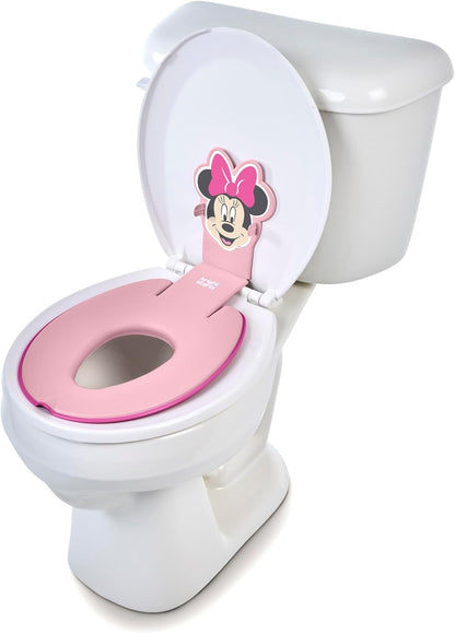 BRIGHT STARTS Flip & Sit réducteur de toilettes 18 mois et + 23 kg DISNEY MINNIE