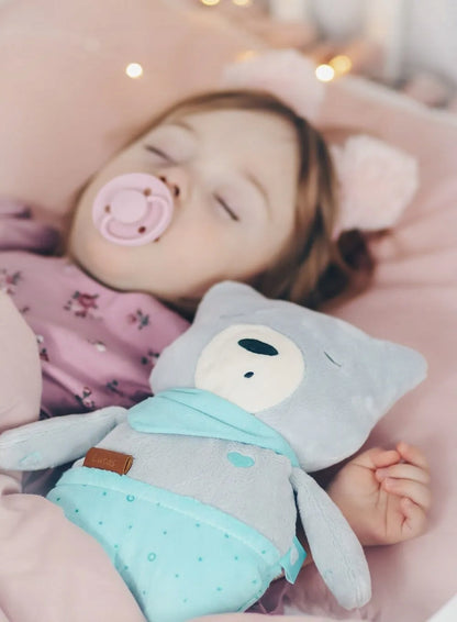 MyHummy szumiś przytulanka czujnik płaczu MIŚ LUCAS 24 cm JĘZYK NIEMIECKI