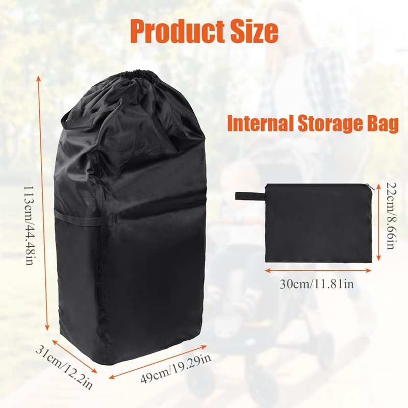 HOTUTsac de transport pour avion pour poussette siège auto 49x31x113