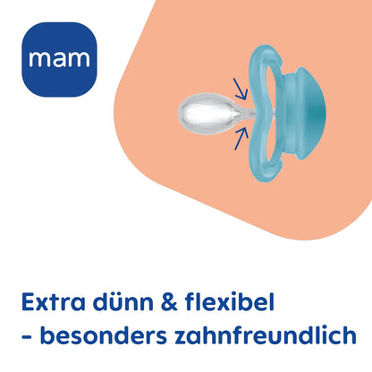 MAM Original Day&Night σετ 4 φωτιζόμενων πιπίλων σιλικόνης 16m+ – φωτογραφία προϊόντος 3