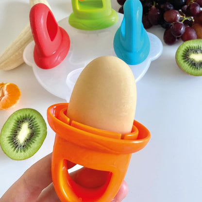 NUBY pacifier-shaped ice pop molds, 4 pieces + freezing tray