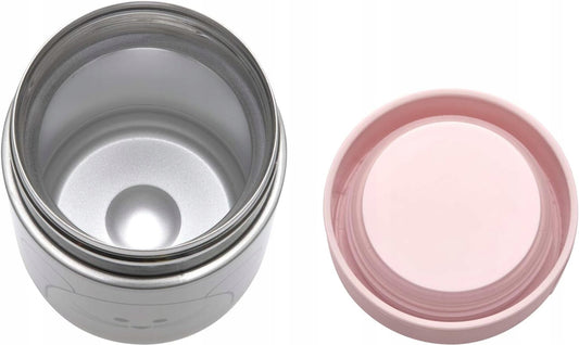 LASSIG Food Jar TERMOS OBIADOWY stal nierdzewna 315 ml, różowy termos obiadowy z pokrywką